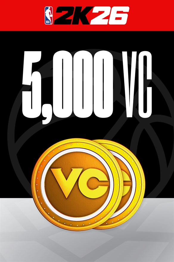 NBA 2K26 5,000 Virtual Currency Pack (Windows PC) Xbox Series X|S and Xbox One cover art
