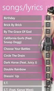 Katy Perry Musics screenshot 3