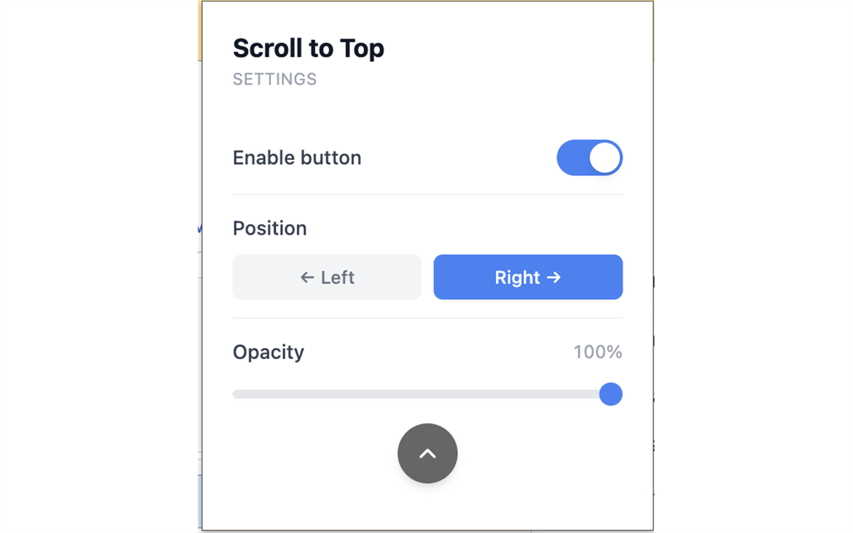 Scroll to Top - Back to Top Button
