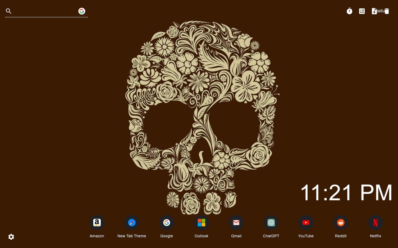 Day Of The Dead Wallpaper New Tab