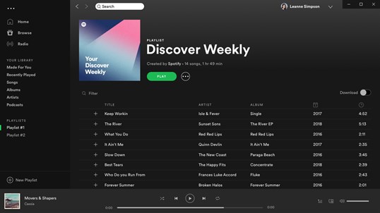 Spotify Music screenshot