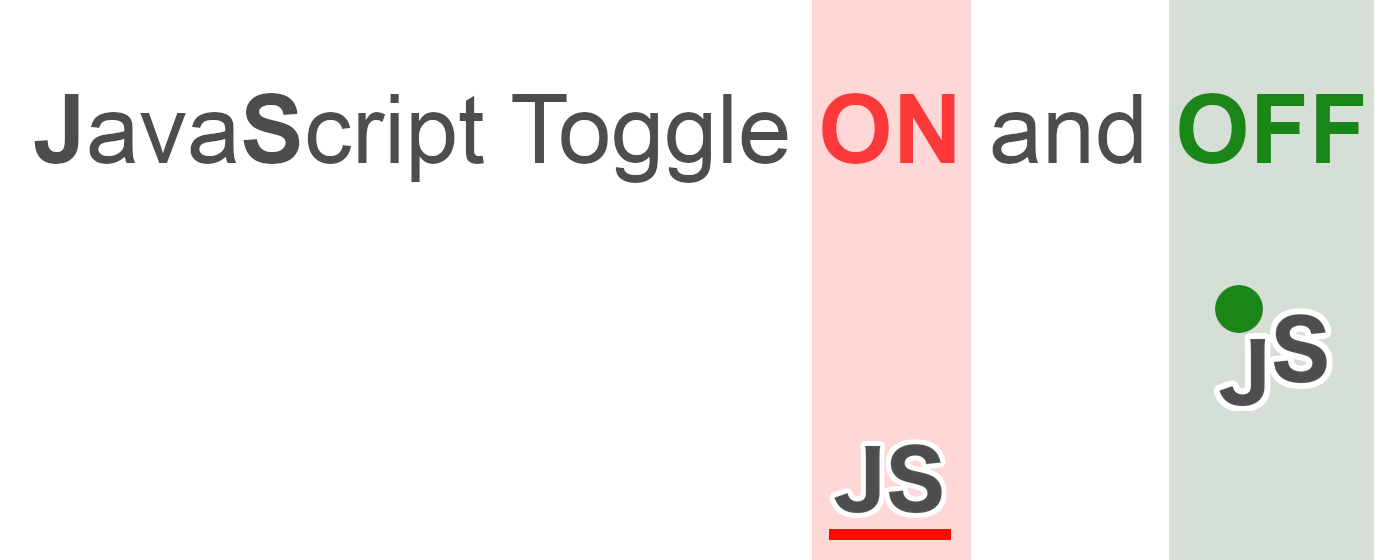 JavaScript Toggle On and Off marquee promo image