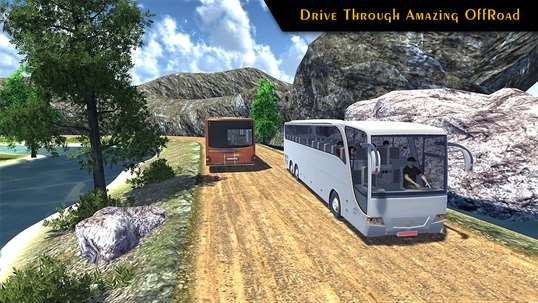 Offroad Tourist Bus Driving Simulator 3D screenshot 4