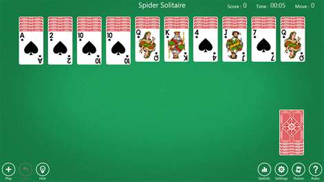 Aces Spider Solitaire Screenshots 2
