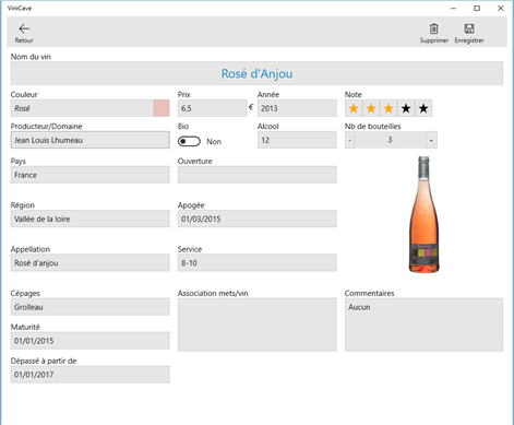 Cave à vins Screenshots 2