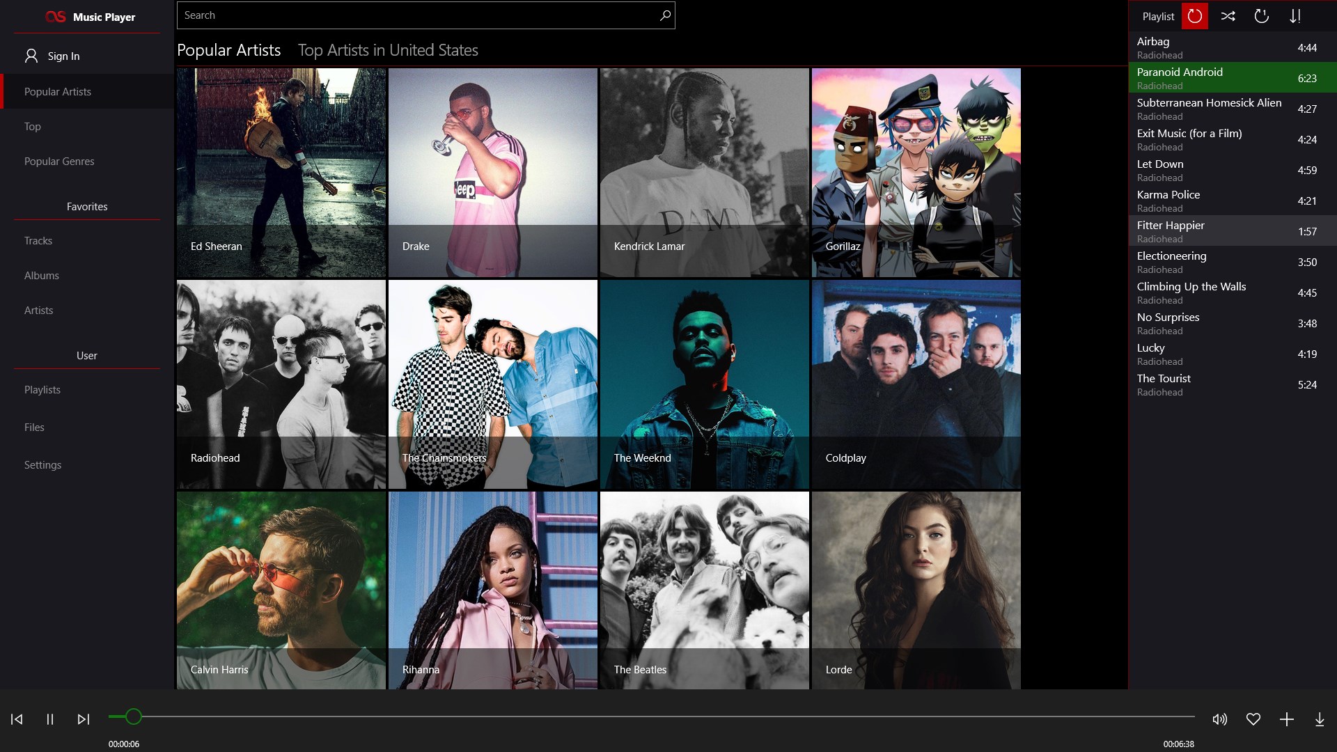 Cloud Music Player stream online media and download mp3 & last.fm