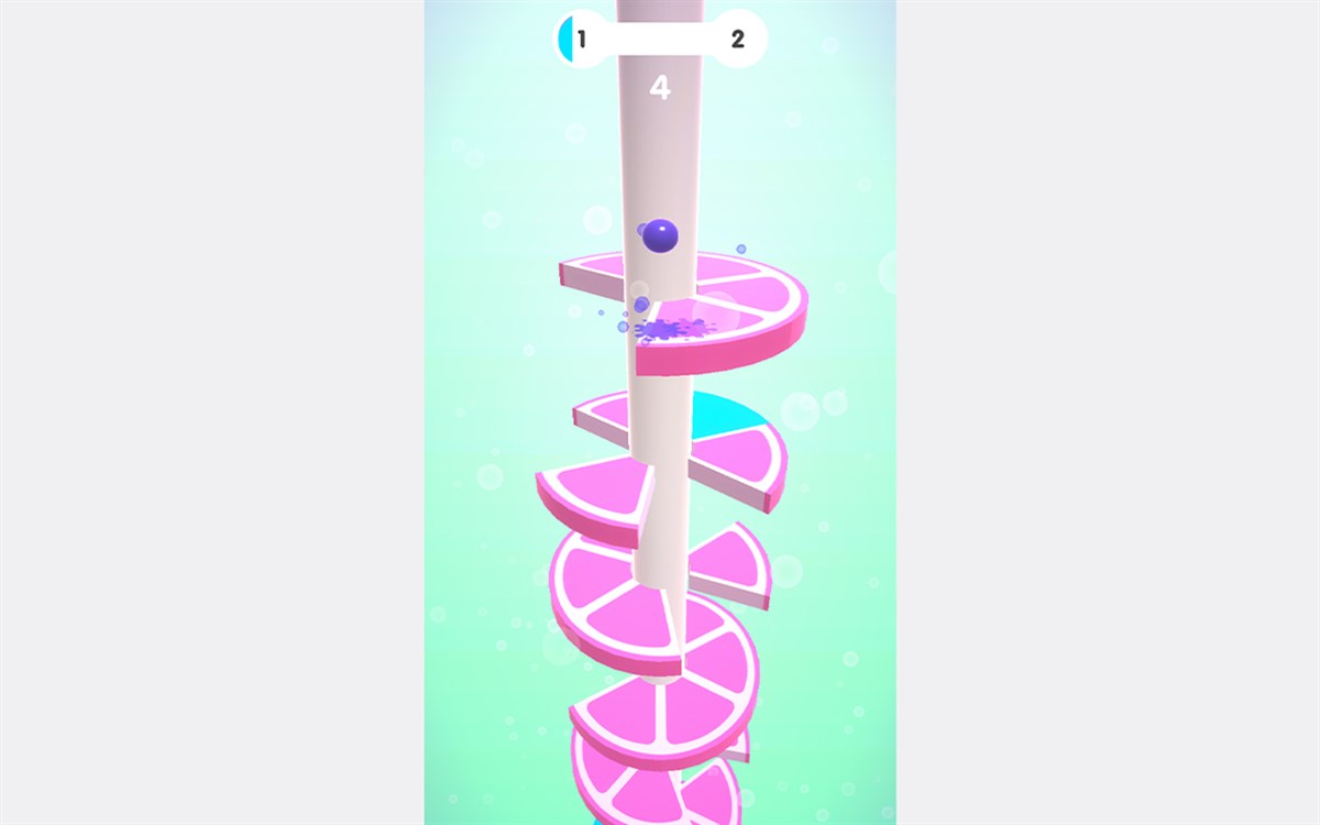 Helix Fruit Jump Arcade Game
