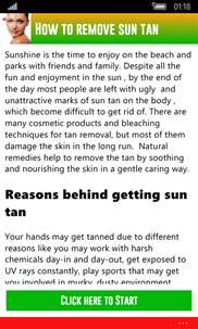 How to remove sun tan screenshot 1