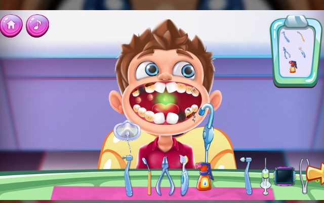 Crazy Dentist Game