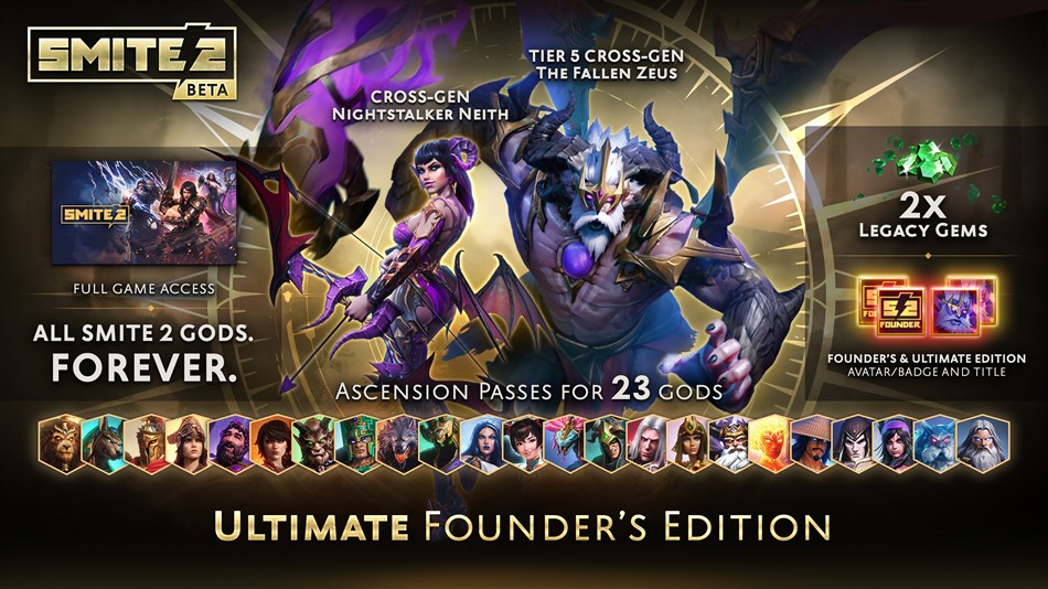 SMITE 2 Ultimate Founder's Edition (Xbox) Göre: Hi-Rez Studios