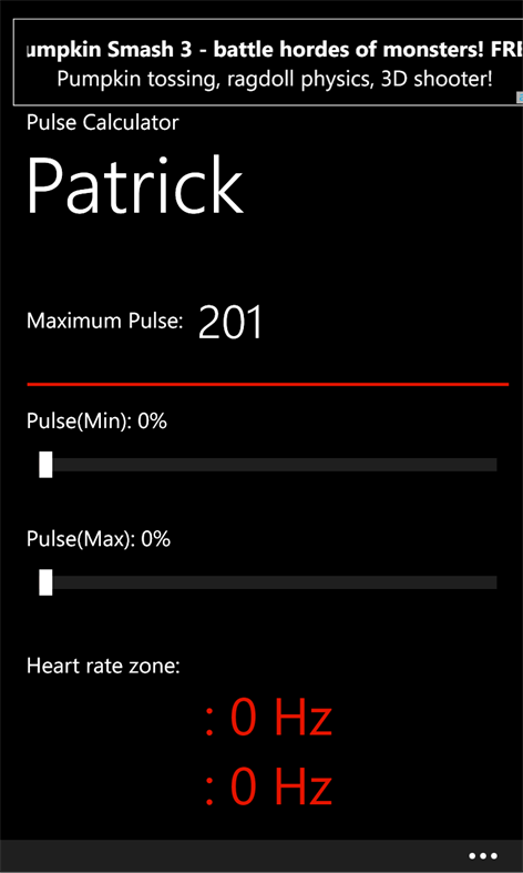 Pulse Calculator Screenshots 2