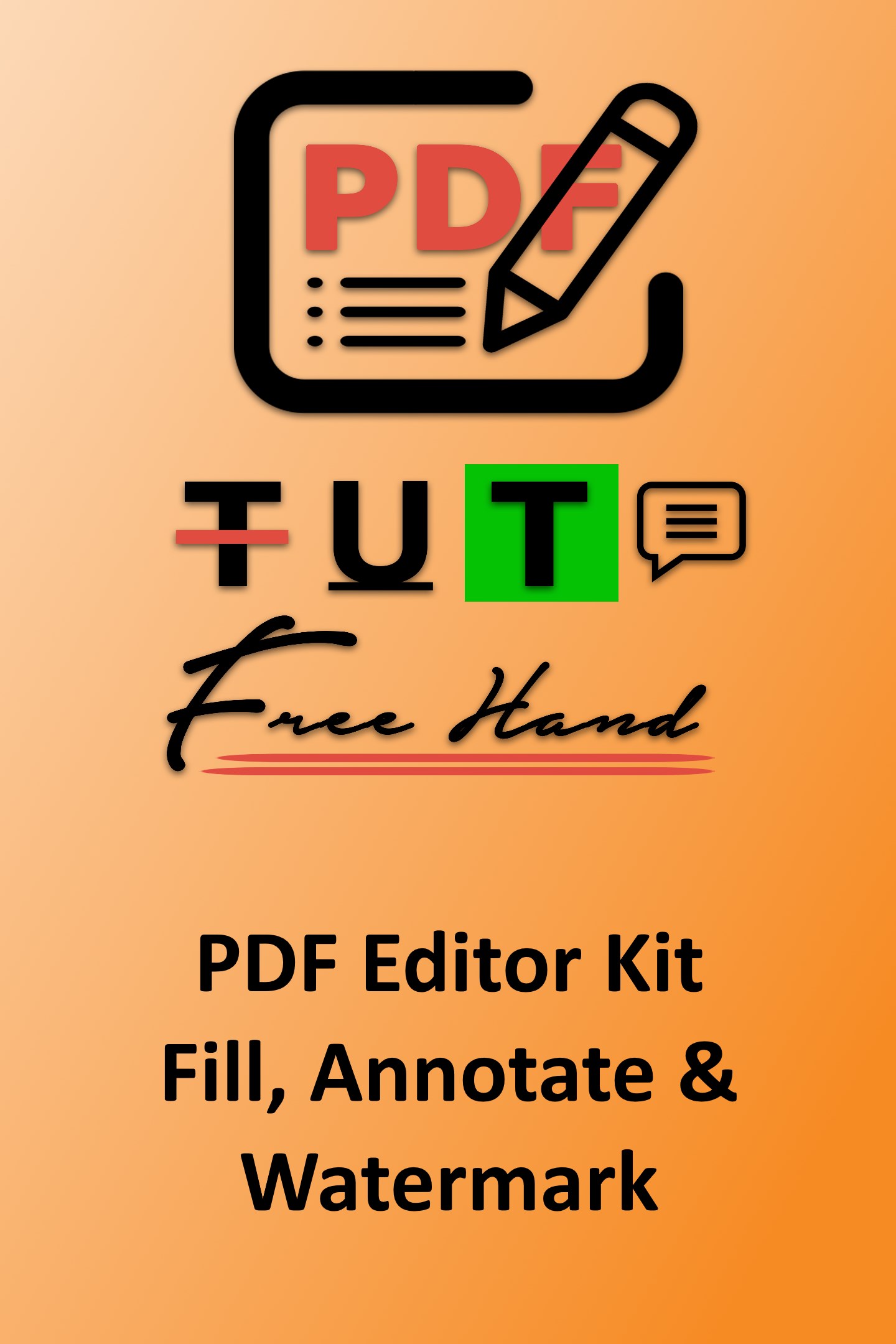 PDF Editor Kit - Fill, Annotate & Watermark