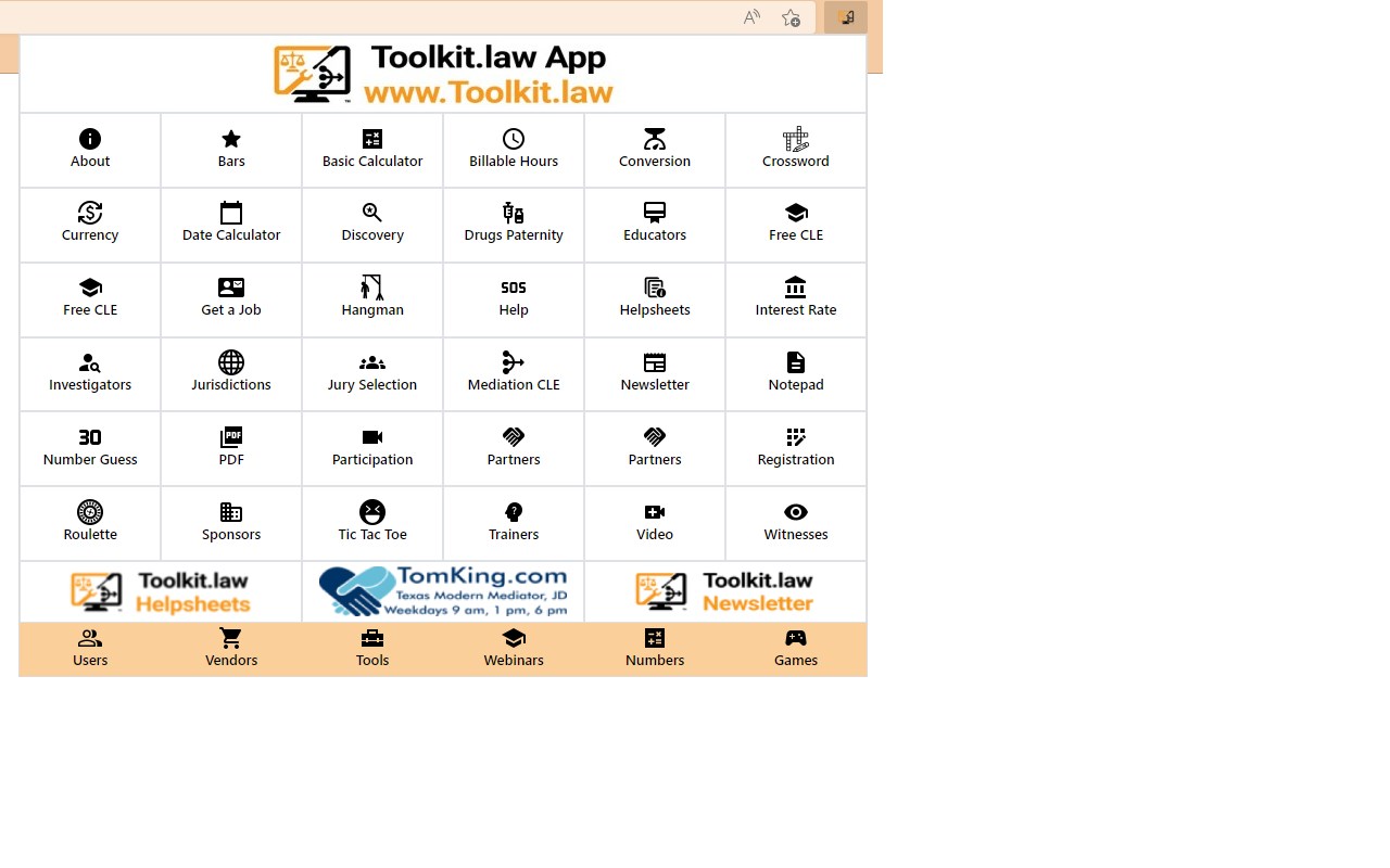 Toolkit.law App