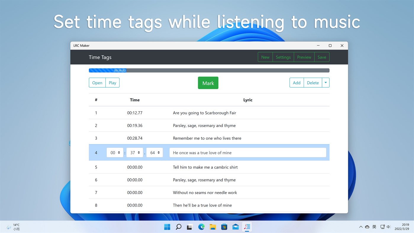 #2. LRC Maker (Windows) 由: Starry Apps