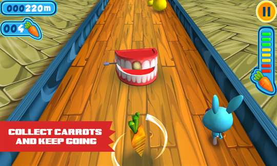Turbo Fast Bunny Fun Run Game screenshot 5