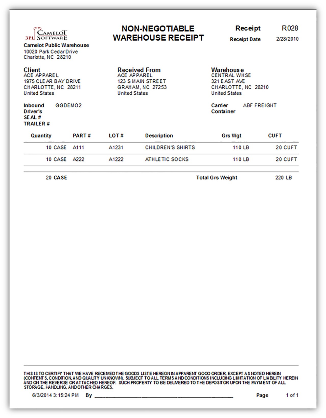 Snapshot 4 of 3PL Warehouse WMS Feasibility: 1-Hr Assessment