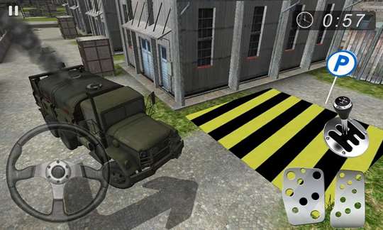 Military Jeep Parking Driving Simulation 3D screenshot 3