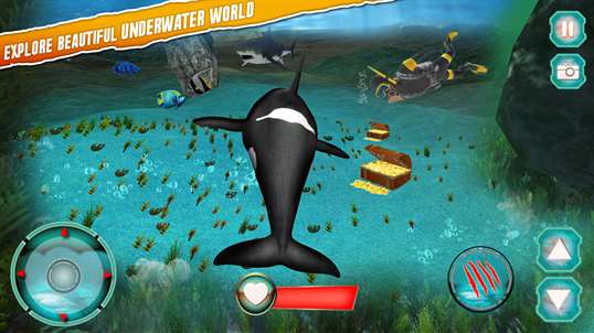 Whale Hunt Simulator - Killer Shark Vs Angry Whale screenshot 3