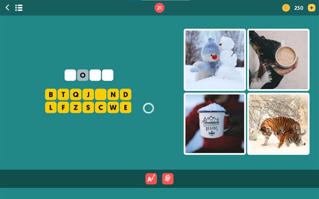 4 Pics 1 Word Quiz Game - PC & XBOX screenshot 1