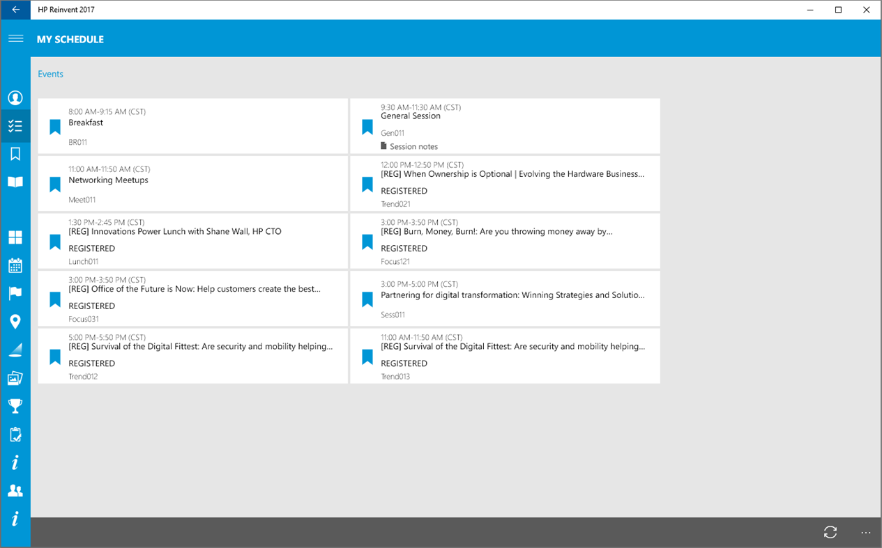 #3. HP Reinvent 2017 (Windows) Av: Eventbase Technology Inc.
