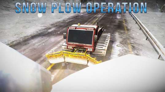Snow Excavator-Plow and Truck Driving Simulator screenshot 1
