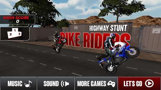 Highway Stunt Bike Riders Pro screenshot 1