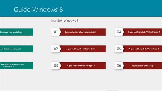 Le Guide de l'Utilisateur Windows 8 screenshot 2
