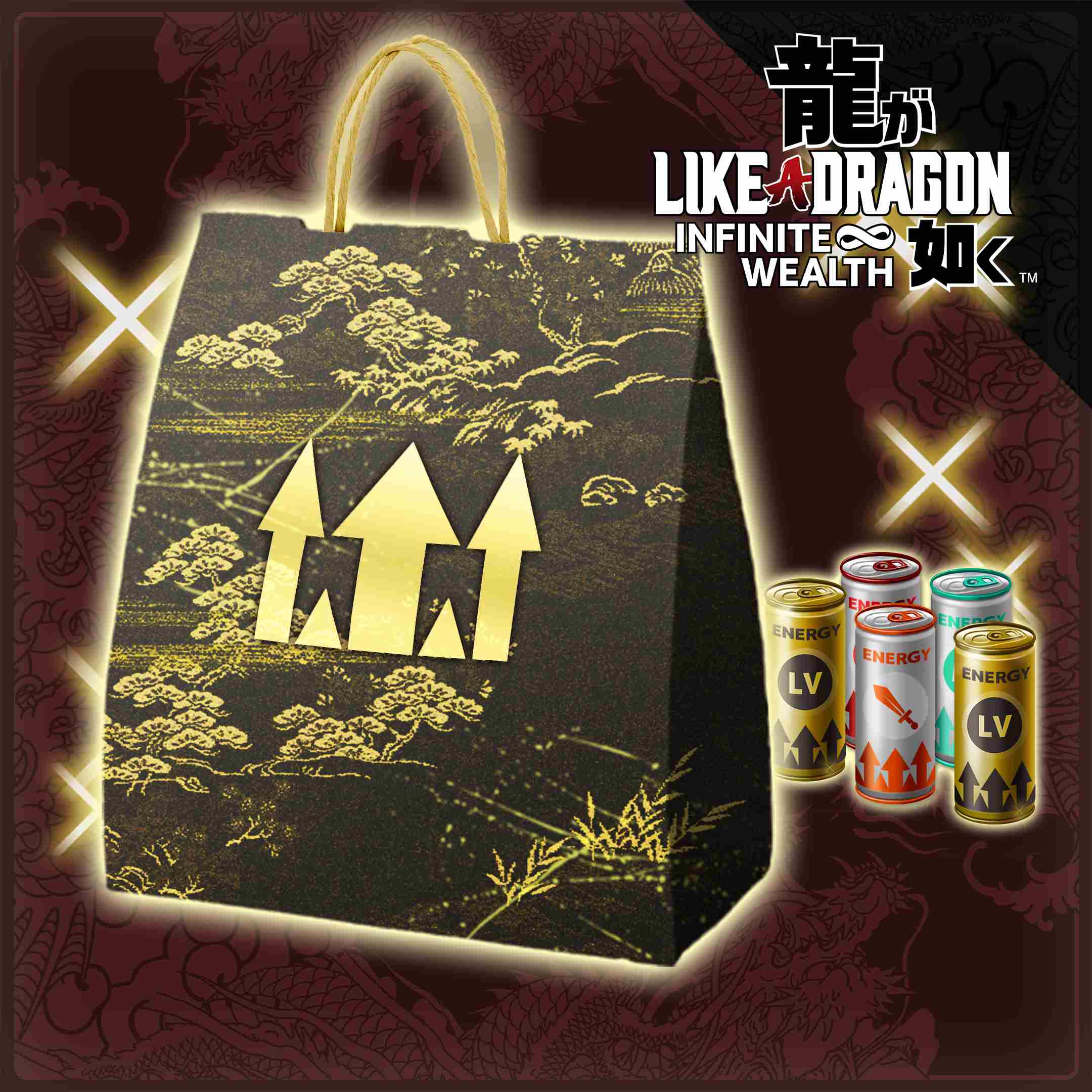 Like a Dragon: Infinite Wealth - Conjunto de Nível (Extra Grande)