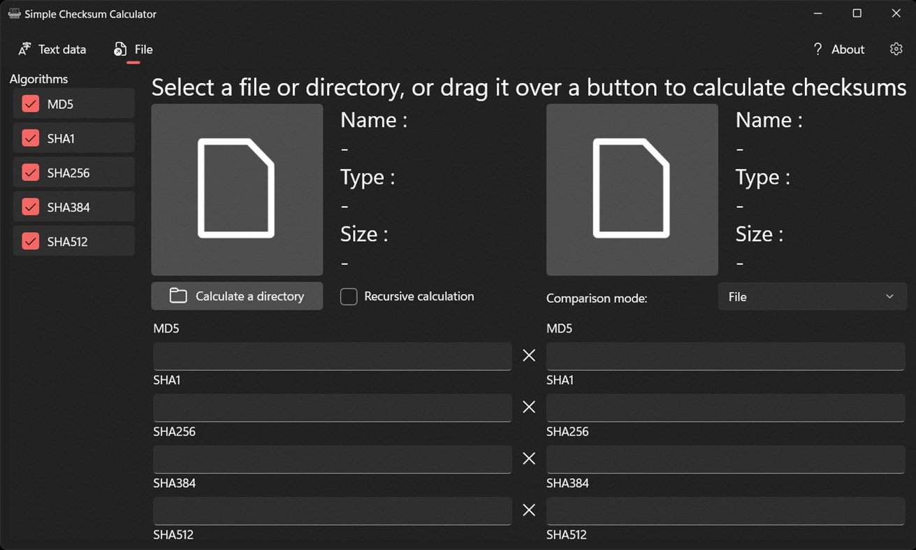 #3. Simple Checksum Calculator (Windows) Door: Téo Humeau