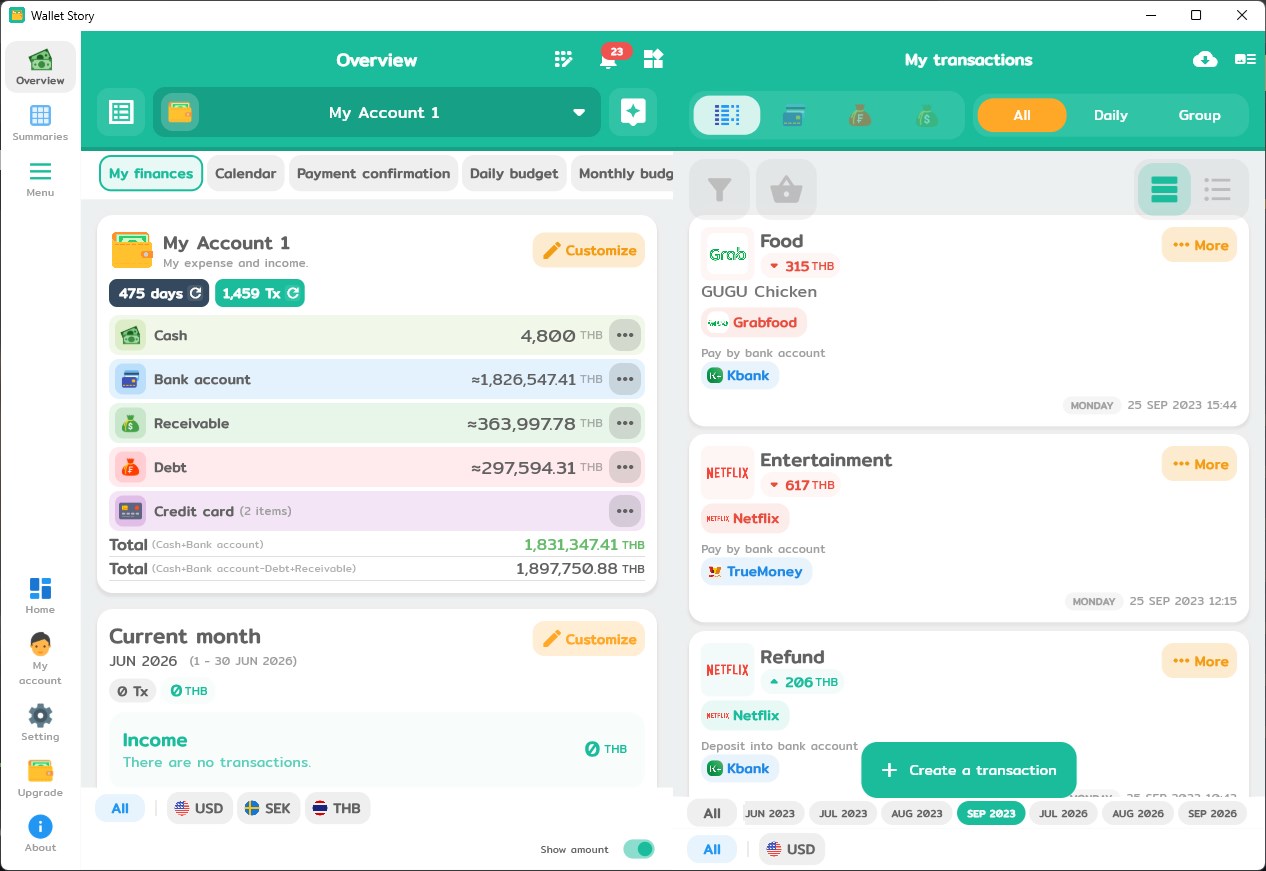 Wallet Story - Expense Manager screenshot
