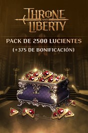 THRONE AND LIBERTY - Pack de 2500 lucientes (+375 de bonificación)