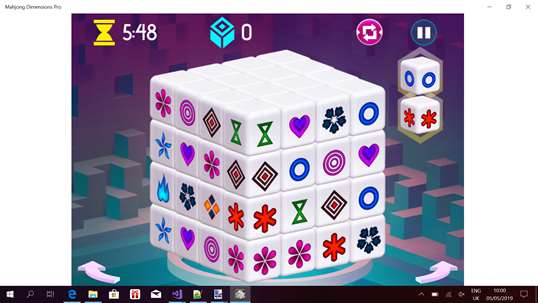 Mahjong Dimensions Pro screenshot 2