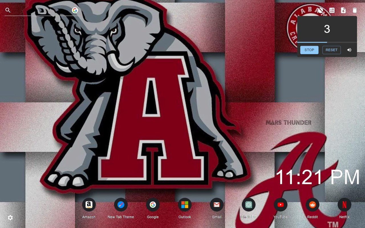 Alabama State Wallpaper New Tab