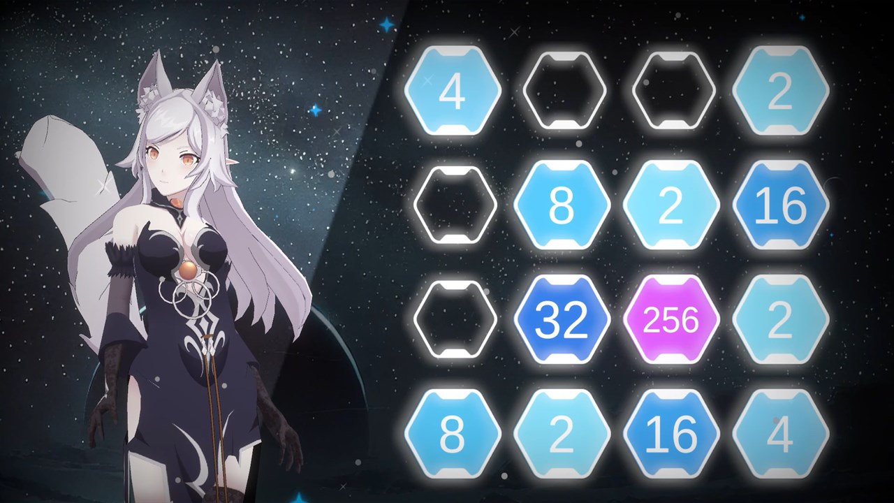 Battle Puzzle 2048 - Space Girls screenshot 4