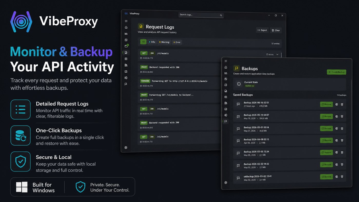 #8. VibeProxy (Windows) Av: Aʀtʋʀ Cʀɘțʋ