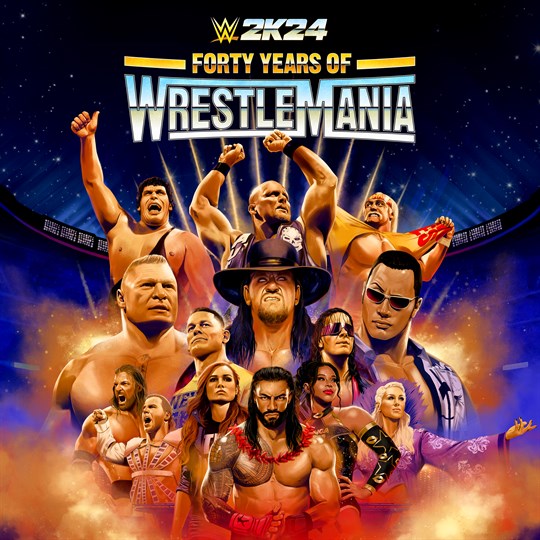 WWE 2K24 Forty Years of WrestleMania Edition Pre-Order for xbox