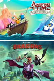 Adventure Time : Les pirates de la terre de Ooo et Dragons : L’Aube des Nouveaux Cavaliers