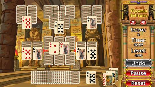 Pyramid Solitaire Egypt screenshot 3