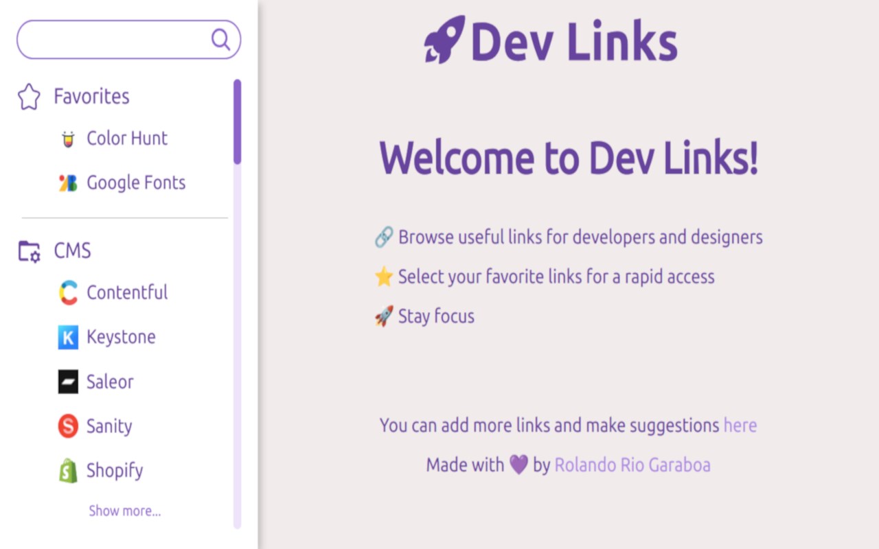 Dev Links