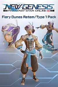 PSO2:NGS - Fiery Dunes Retem/Type 1 Pack