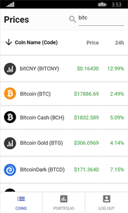 Bitcoin Price screenshot 6