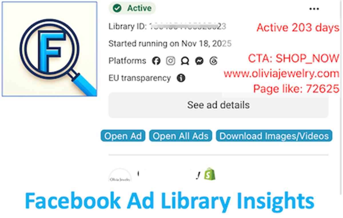 Ad Library Insights for Facebook™ - Filter ADs,Download HD-Videos