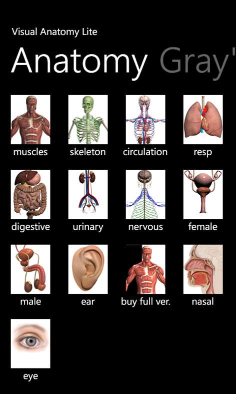 Visual Anatomy Lite Screenshots 1