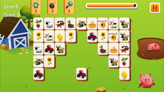 Farm Mahjong Solitaire screenshot 4