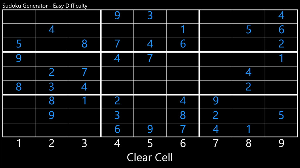 Sudoku Generator and Solver - Desktop Liberation