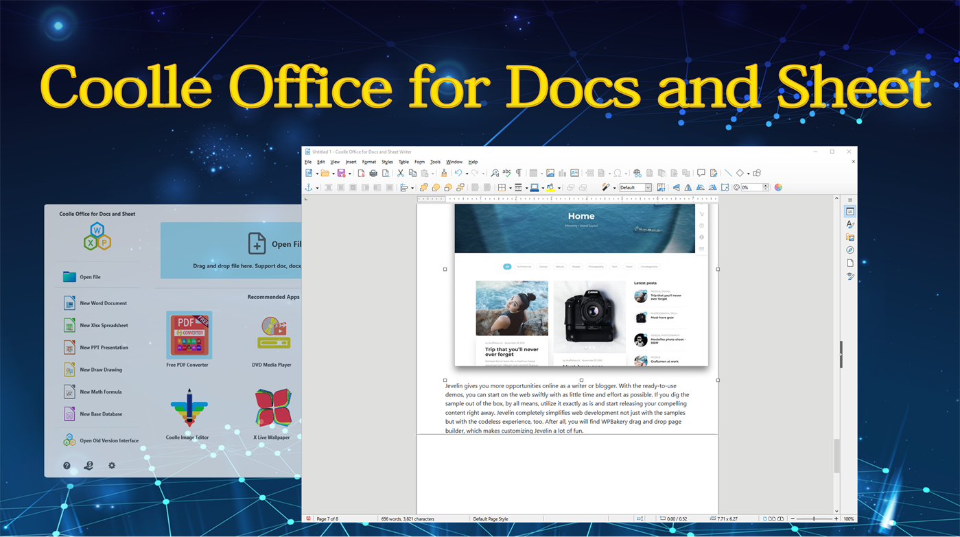 #4. Coolle Office for Docs and Sheet (Windows) Ved: CoolLeGet Inc