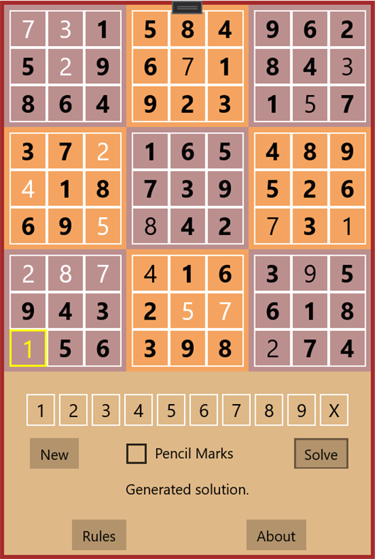 #5. sudoku puzzle (Windows) 게시자: on_air