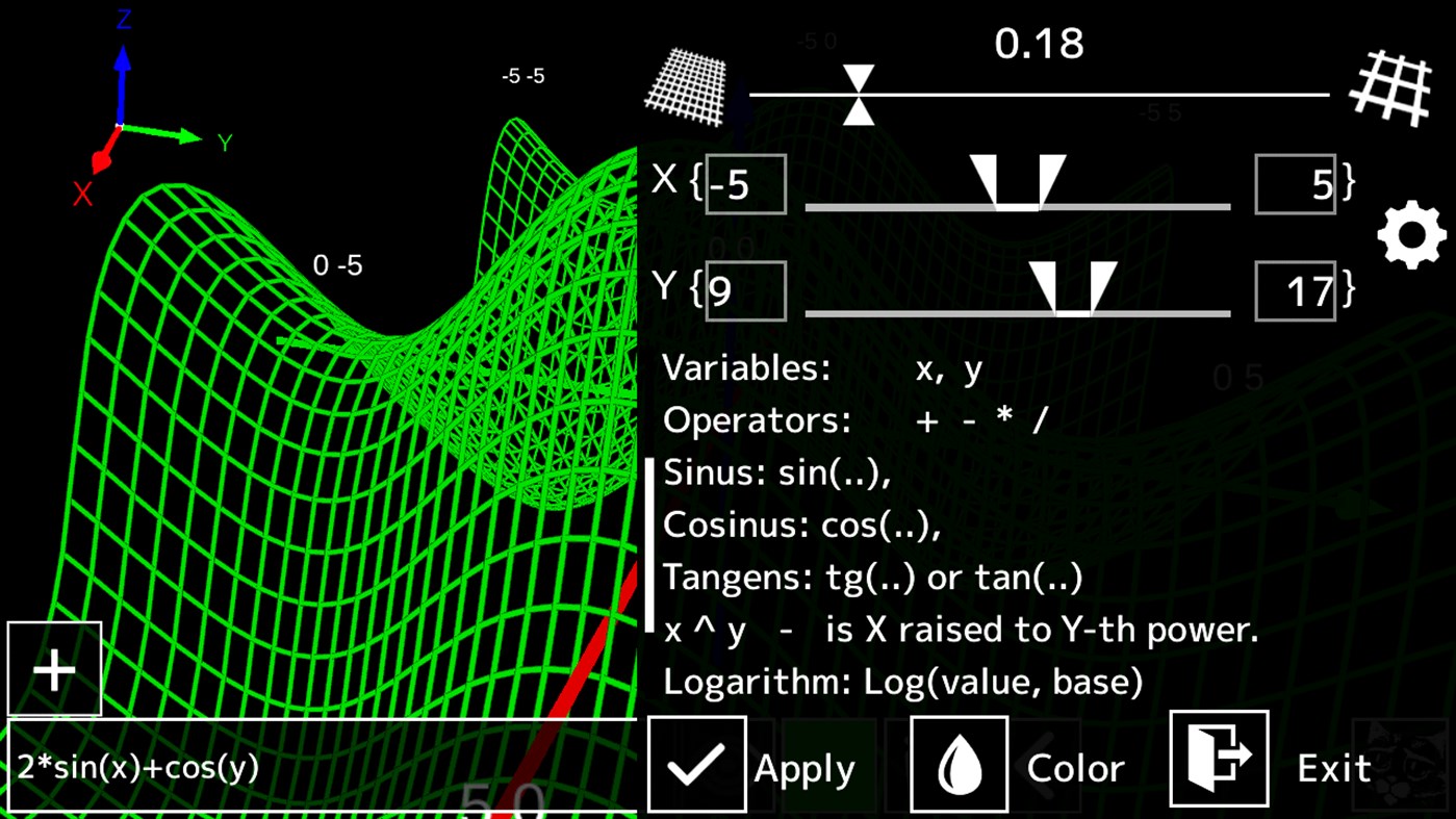 #5. 3D Plot Grapher Pro (Windows) 由: FuryFrame