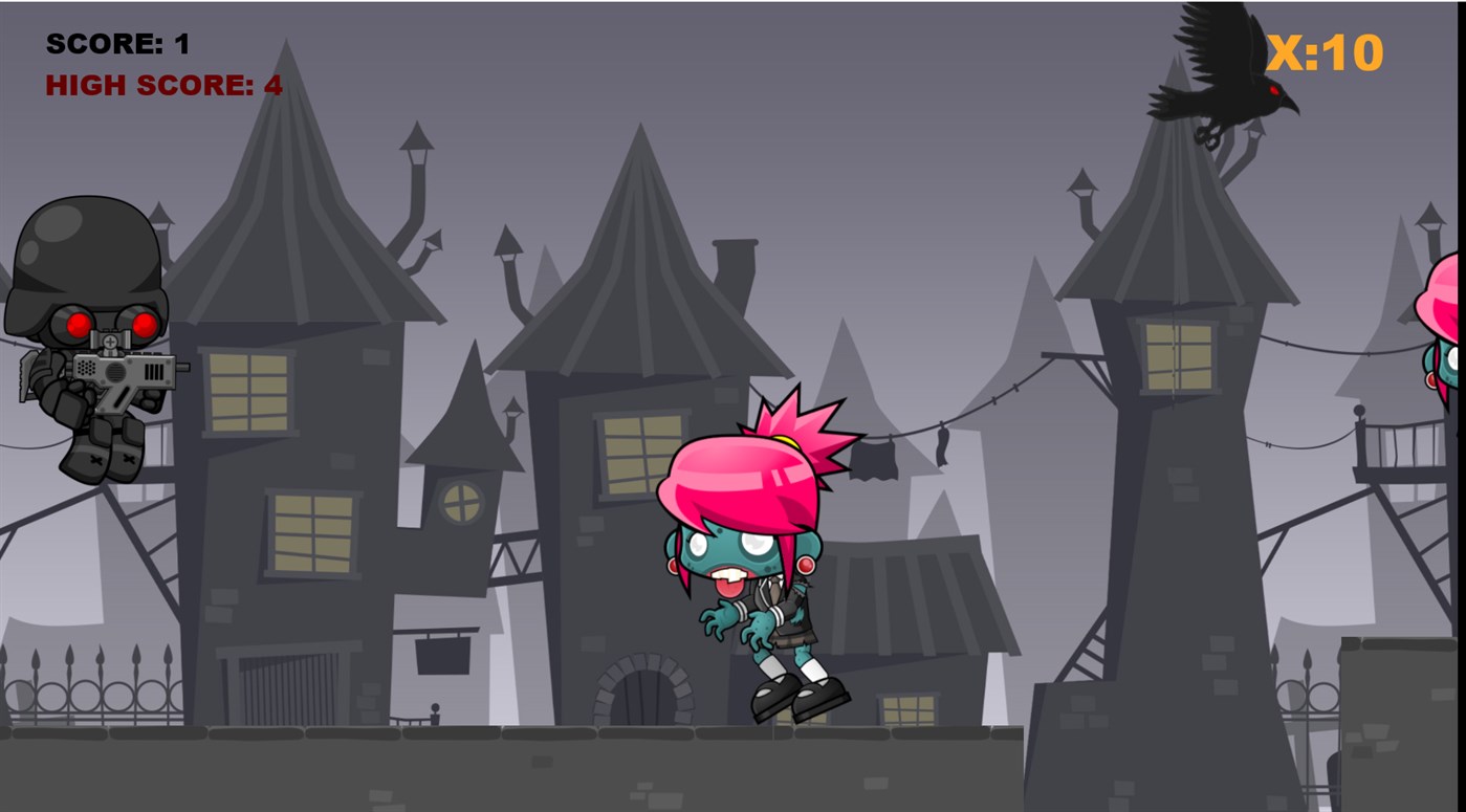 #3. Zombie Death Run (Windows) Bởi: A-Z Computers