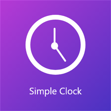 Simple Clock - Microsoft Apps